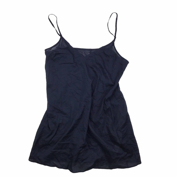Frame Navy Blue Mini Slip Dress Women's Medium Lightweight Adjustable Lining - Picture 1 of 4